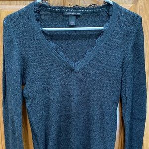 Victoria’s Secret Sweater. Size medium. Dark grey color.